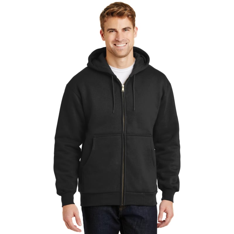 CornerStone - Heavyweight Full-Zip Hooded Sweatshirt With Thermal Lining. 21