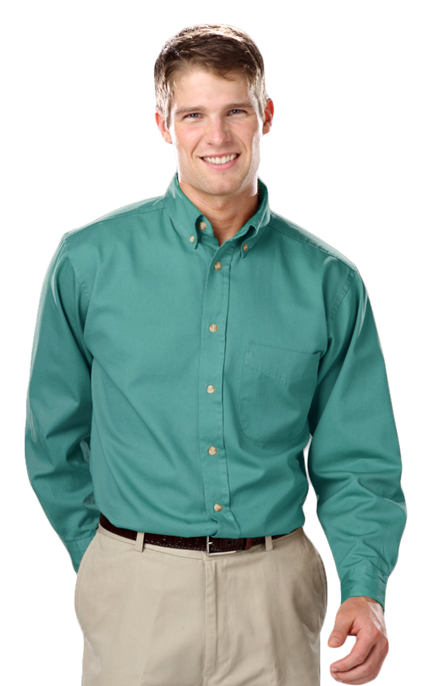 Men's L/S 100% cotton twill Shirt 36