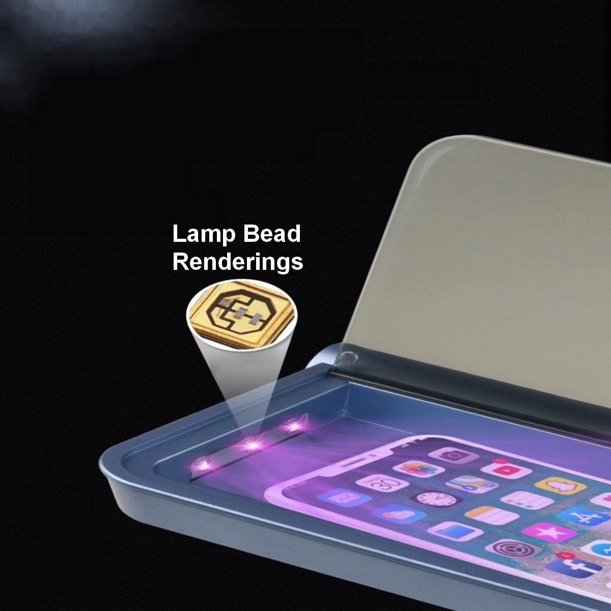 Portable UV Cell Phone Sanitizer With Wireless Charger 8