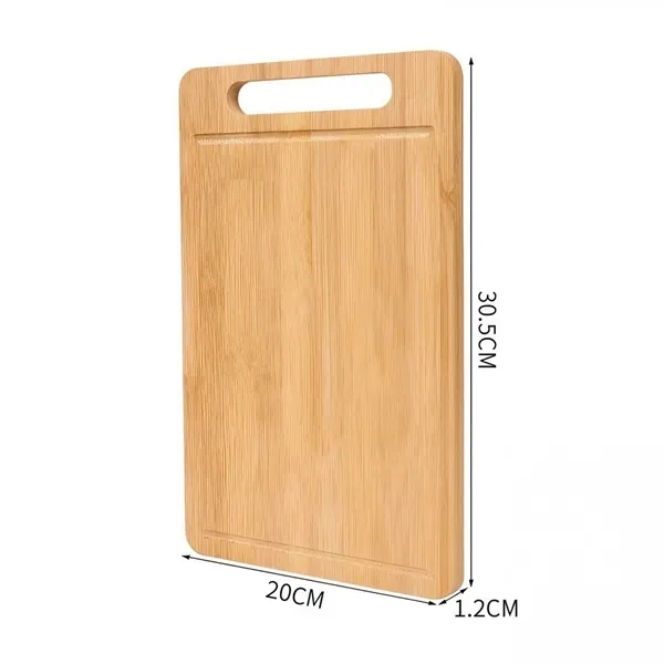 Bamboo Cutting Board Set with Handles 2