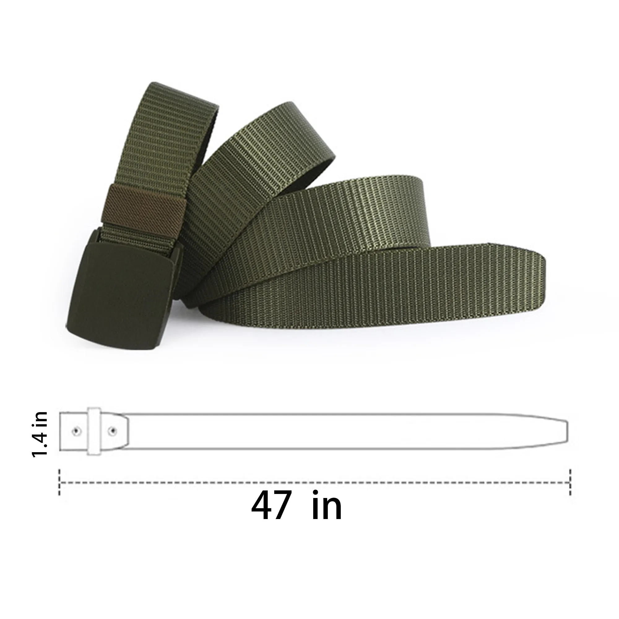 MOQ50 Military Canvas Tactical Belt 2