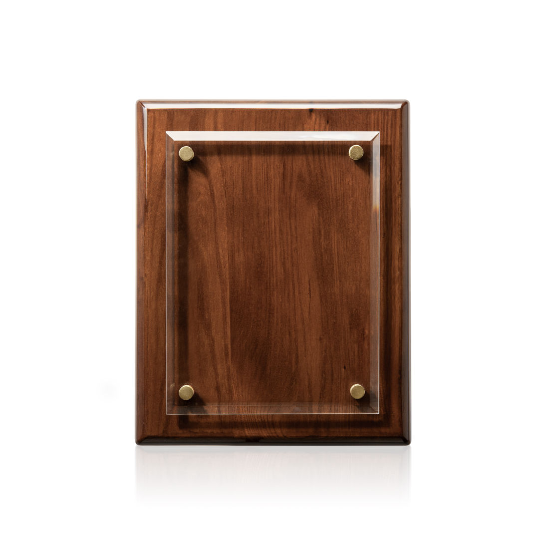 Caledon Plaque - Walnut/Gold 11