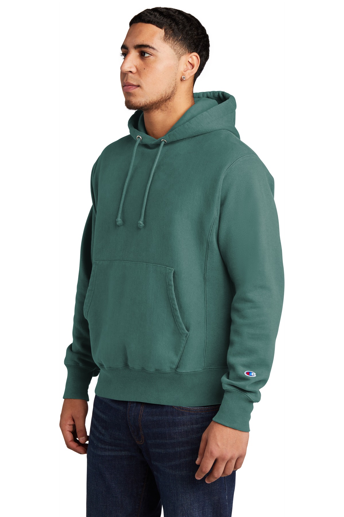 Champion Reverse Weave Garment-Dyed Hooded Sweatshirt. GDS101 2