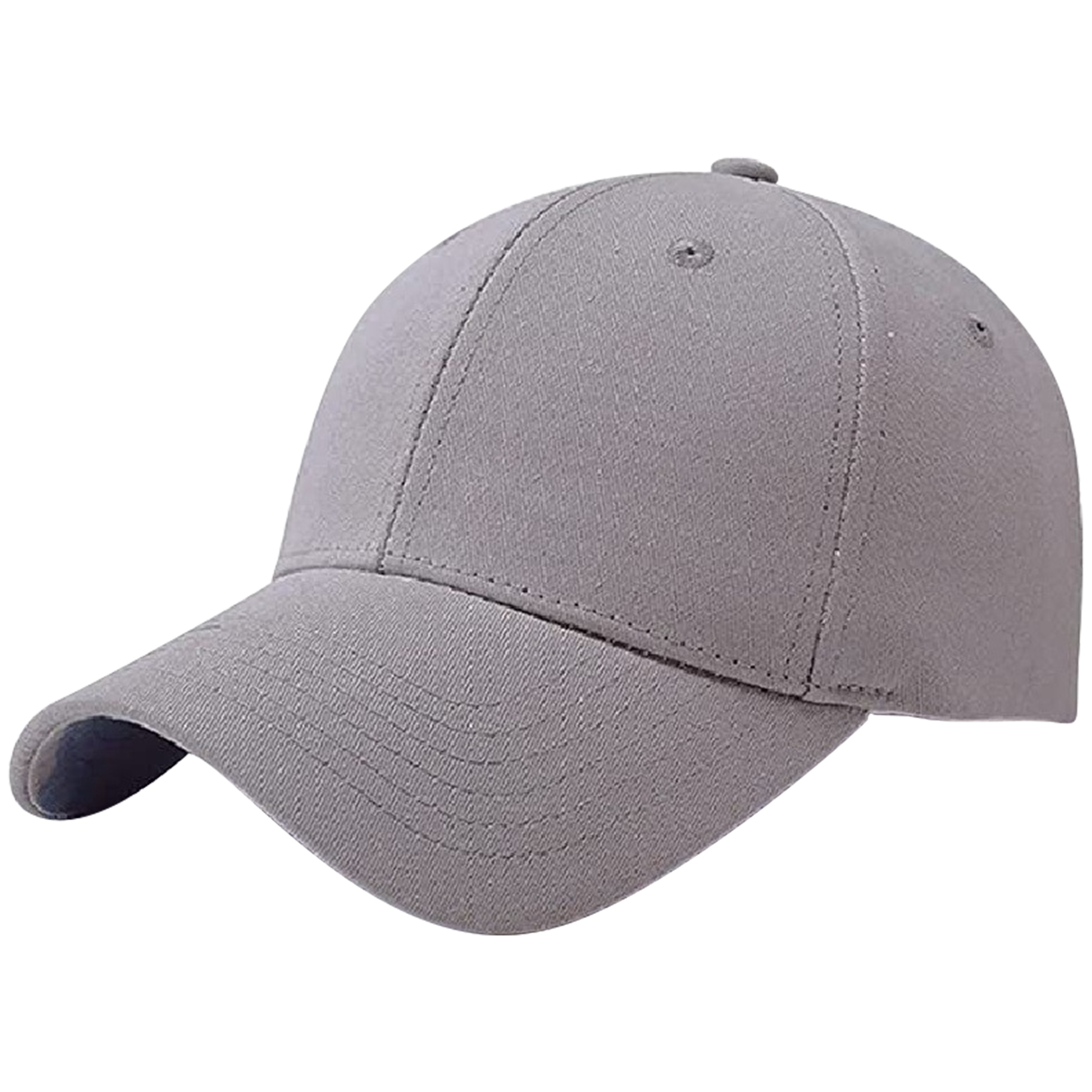 Classic 6-panel Curved Brim Baseball Cap With Plastic Snapback Clousure (MOQ: 1pc) 20