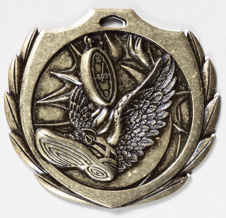 Track Burst Medal 2 1/4" 2