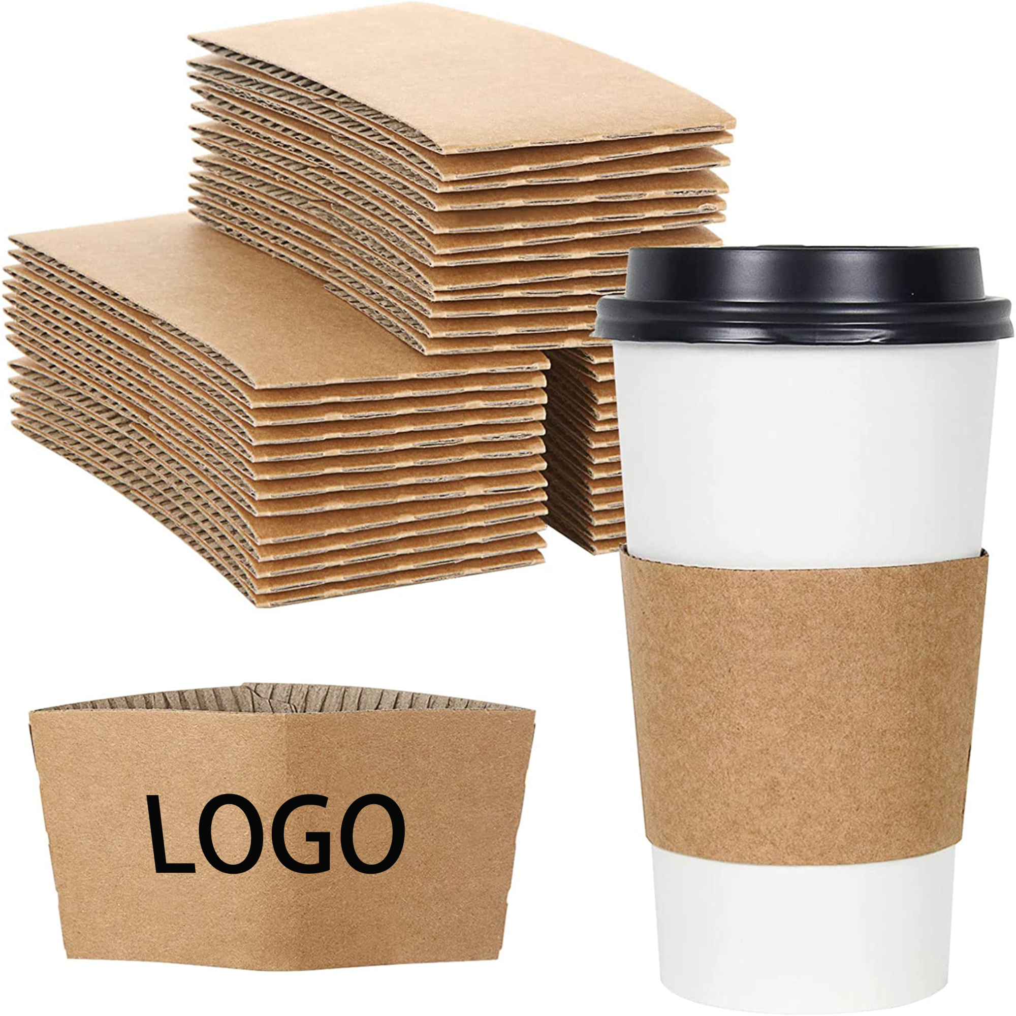 Kraft Coffee Cluth MOQ 100pcs 2
