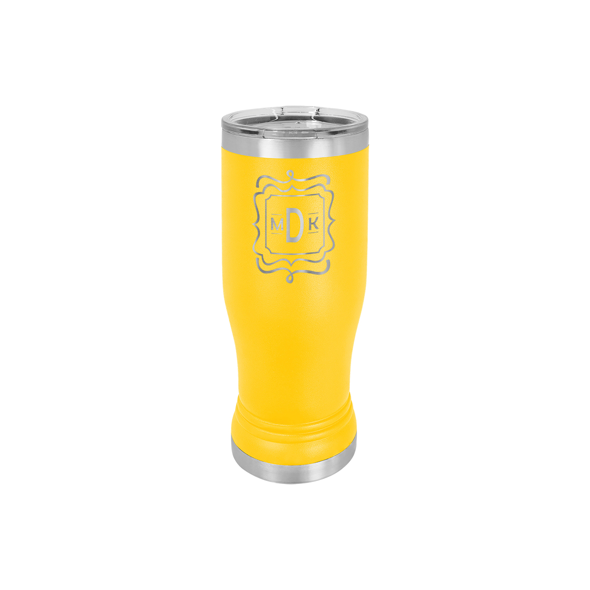 Polar Camel 14oz Stainless Steel Pilsner w/ Clear Lid 16