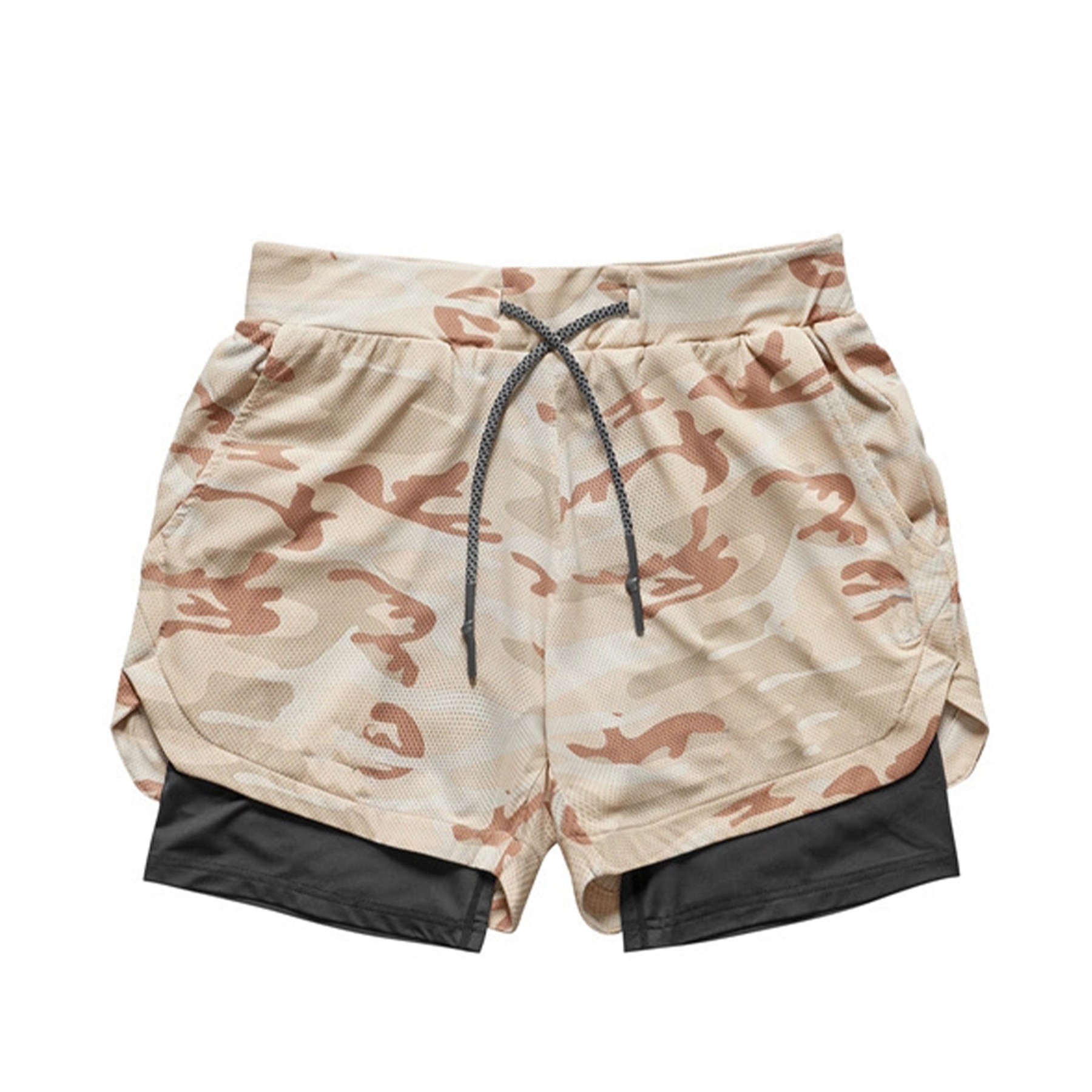 Mens 2 in 1 Workout Shorts 13