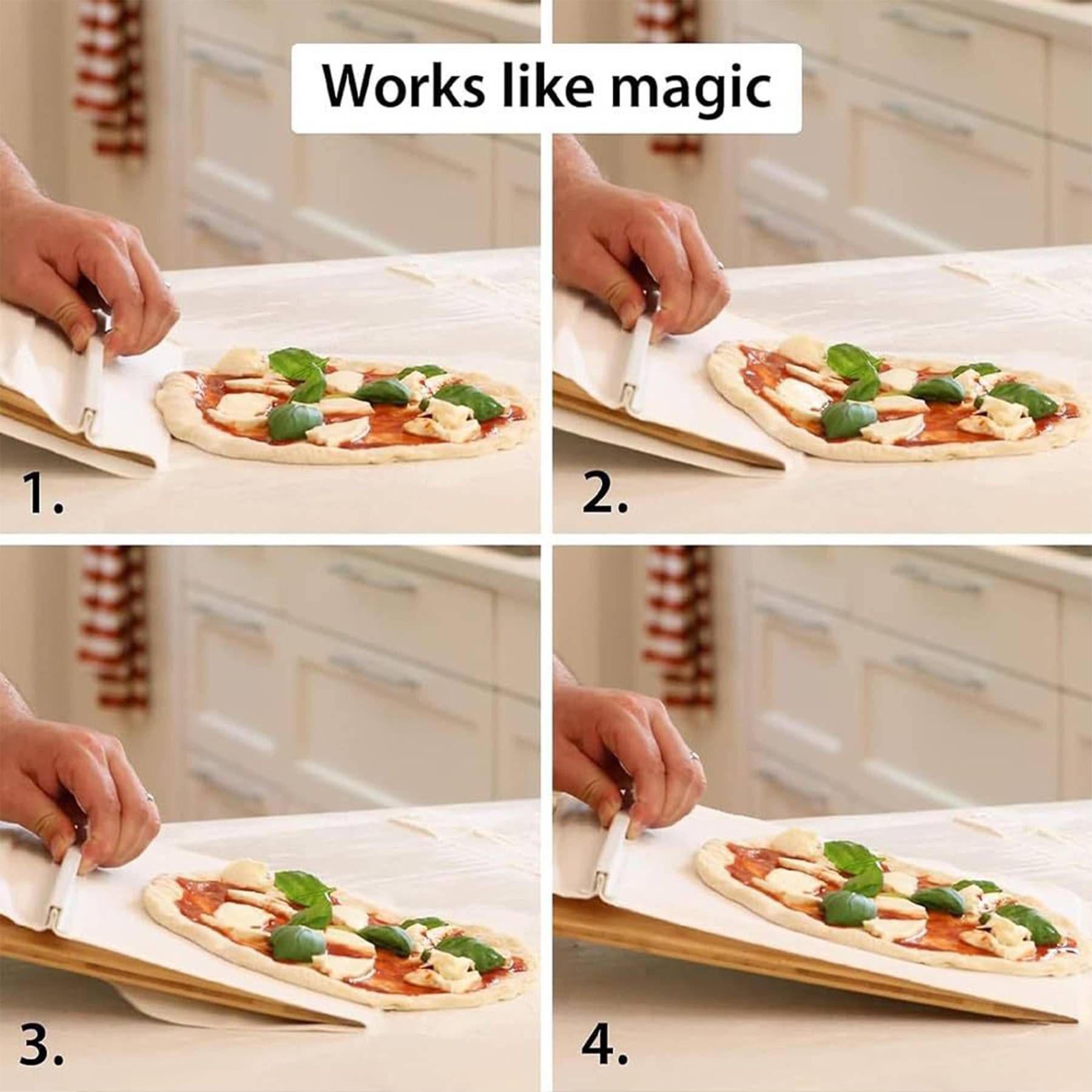 Sliding Pizza Peel Tray 4