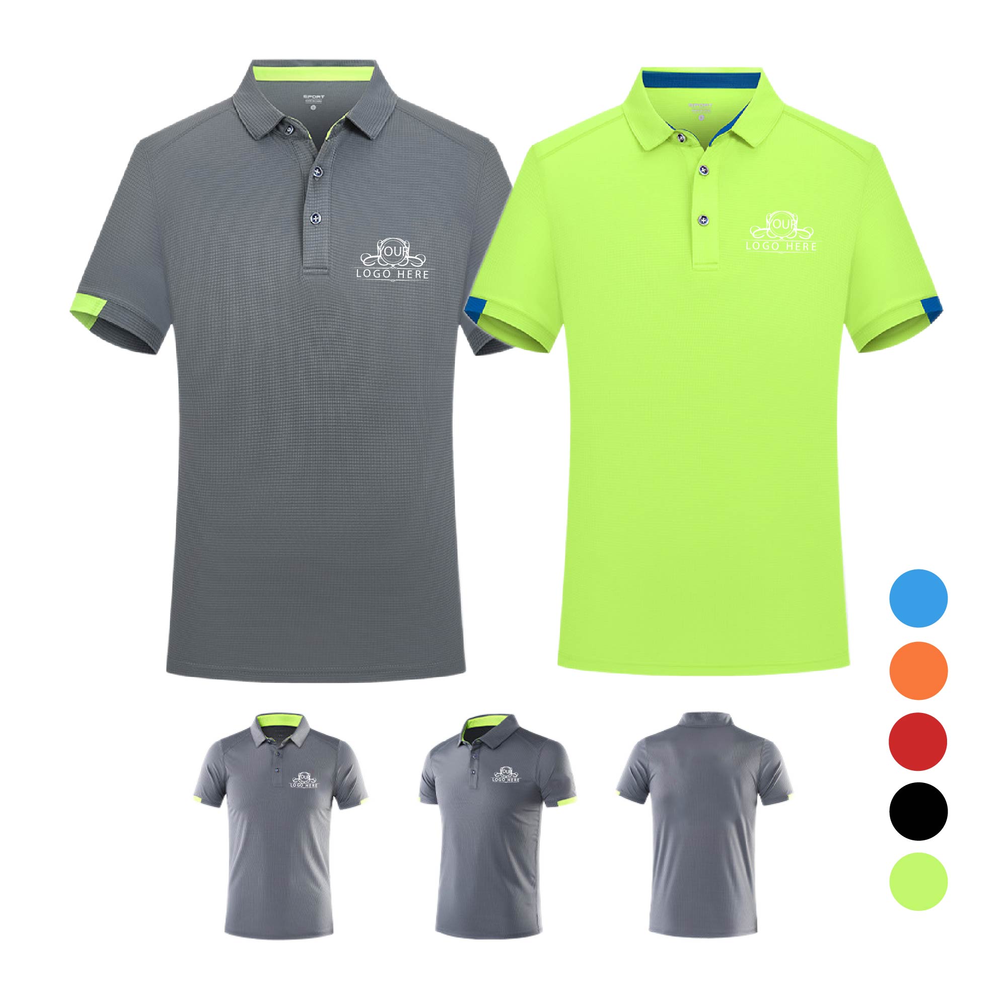 Classic Men Short Sleeve Polo 1