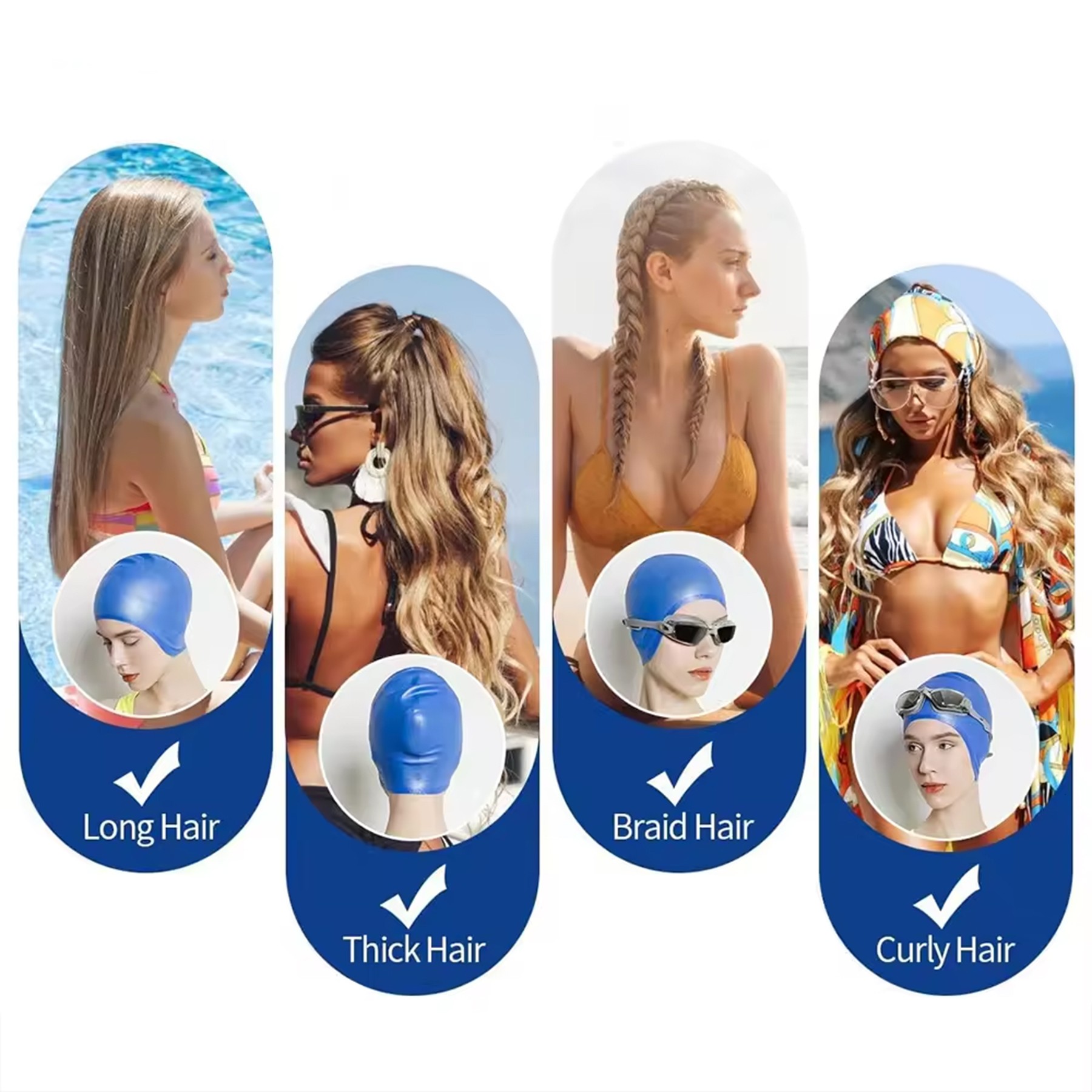 Protect Ears Swimming Cap 2