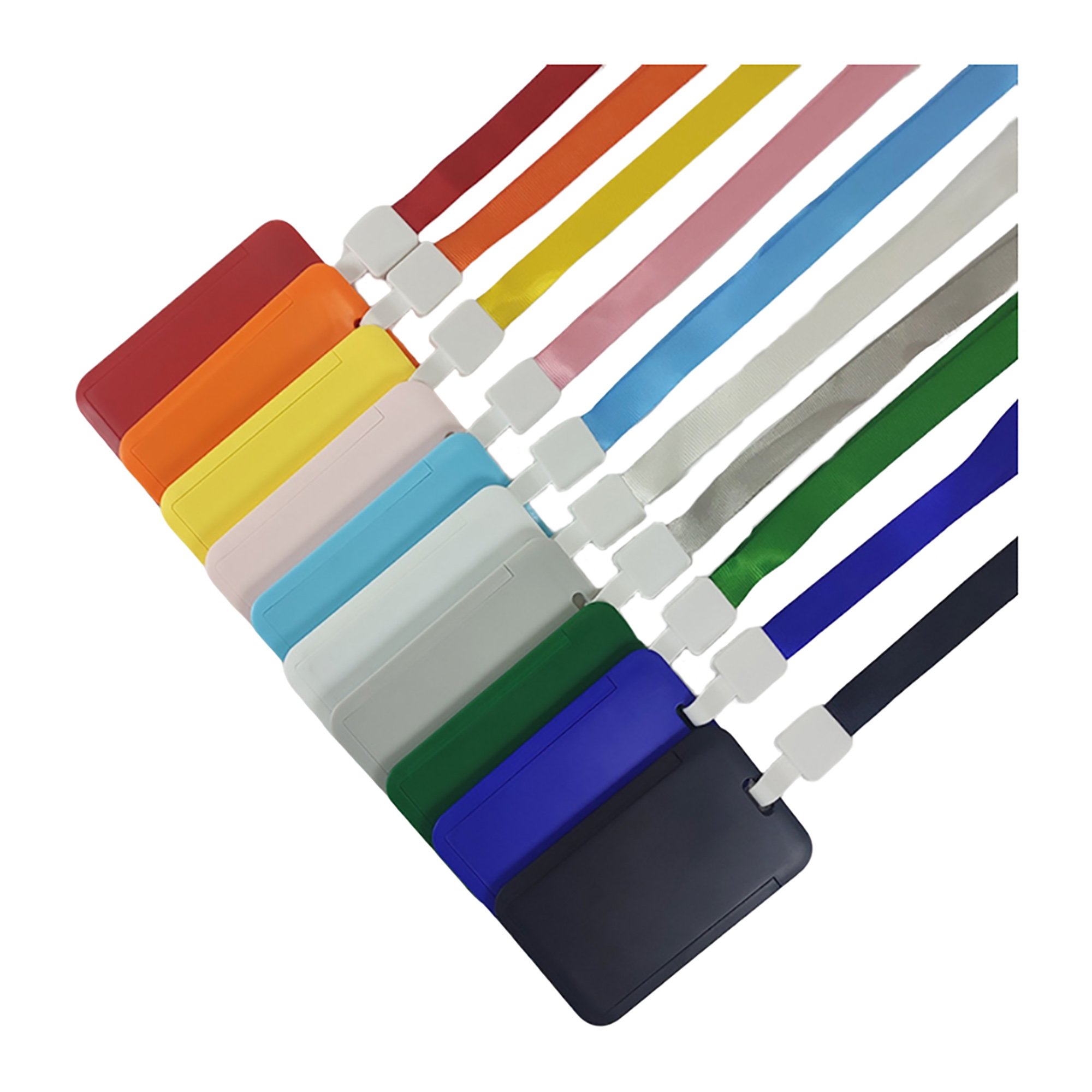 Polyester Neck Strap With ID Work Card Clip Lanyard 13