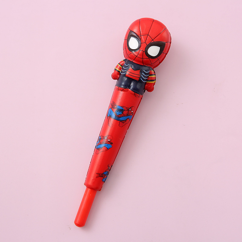2 in 1 Super Hero Ball Pen and Squeeze Toy 7