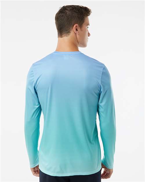 Unisex Barbados Performance Pin Dot Long Sleeve T-Shirt - 225 14