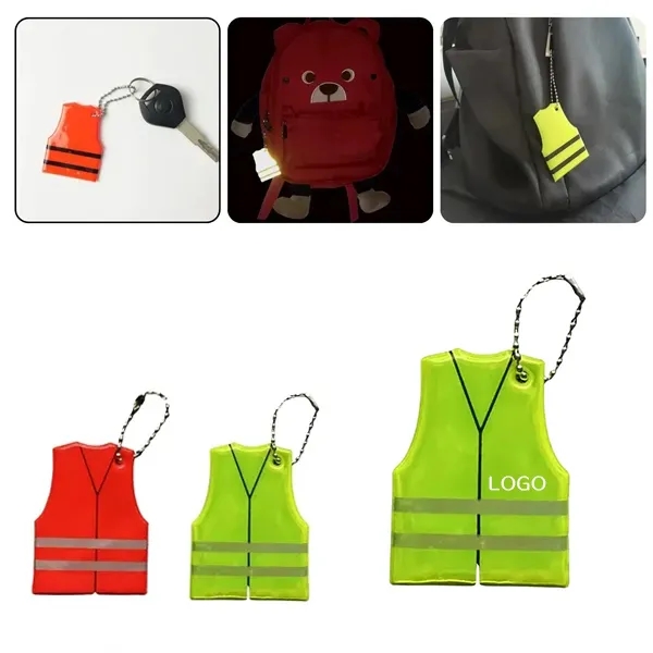 Reflective Safety Key Chain - High Visibility Pendant 2