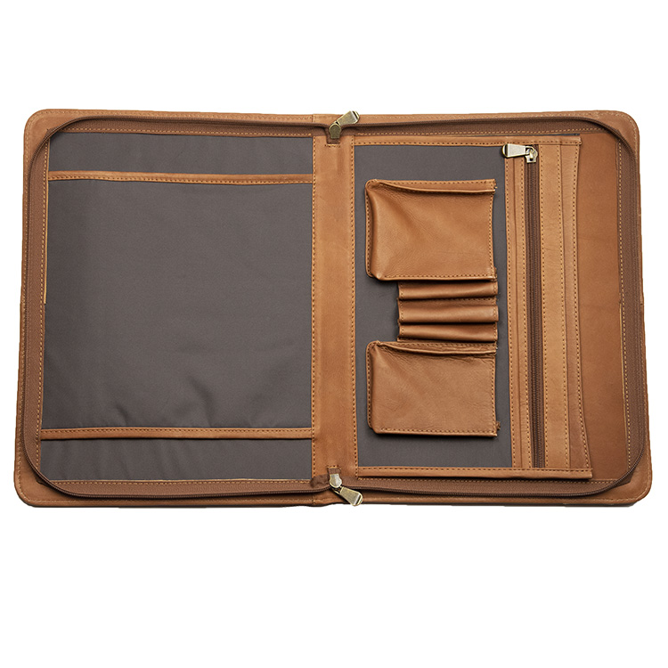 Exitoso - Zippered Leather Portfolio 4