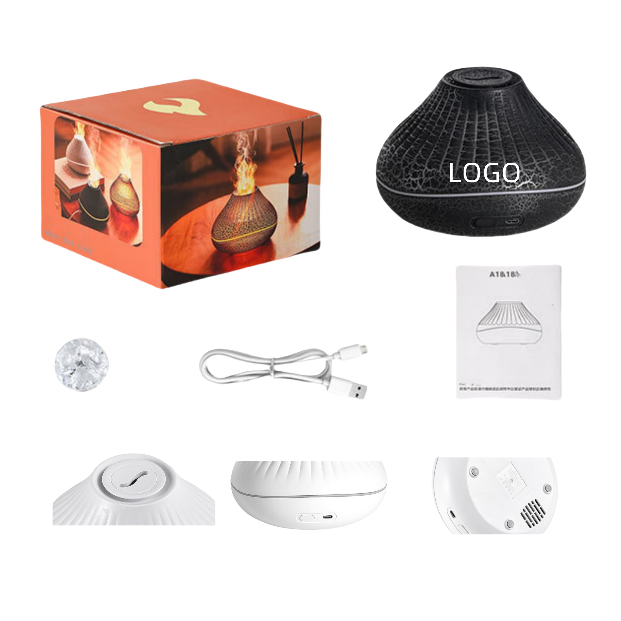 Home USB Humidifier and Aroma Diffuser 2