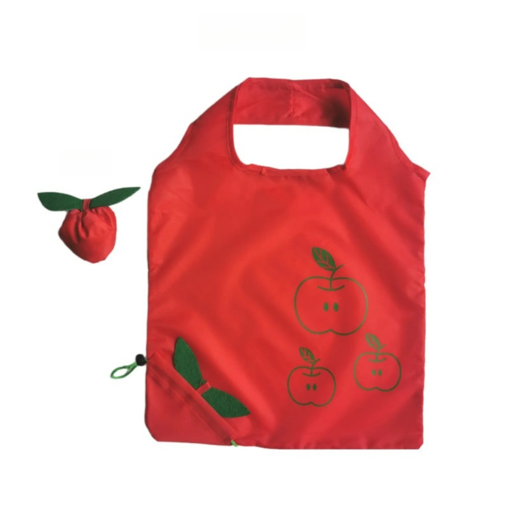 Reusable Grocery Bags Foldable Strawberry With Handle 5