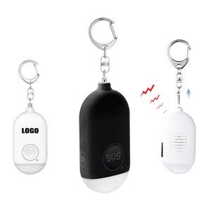 120DB Portable Self Defense Alarm Keychain With Flashlight 10