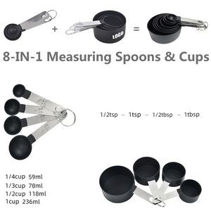 4 In 1 Measuring Cup With Steel Handle And Engraved Measurement Marks 4