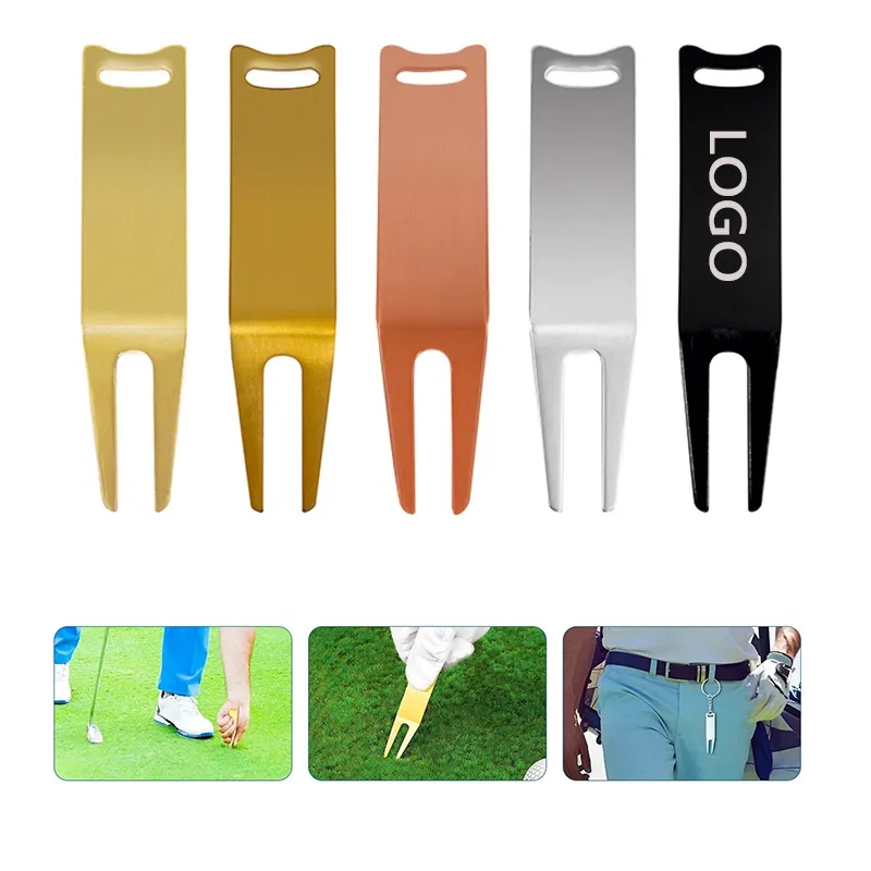 Metal Bent Golf Divot Tool 2