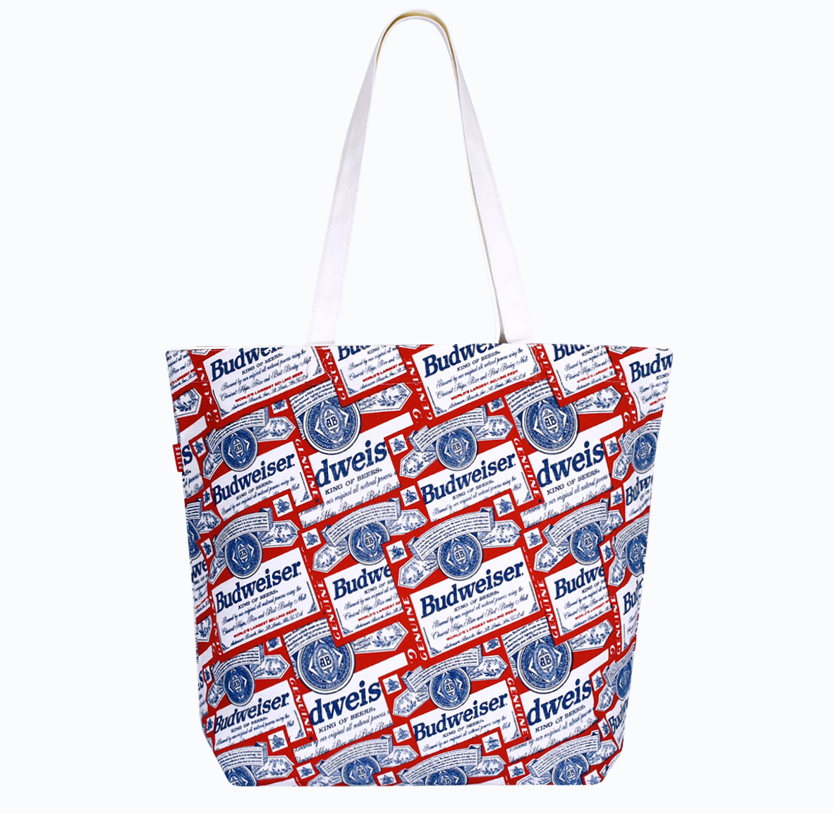 12 Oz. Custom White Cotton CanvasBoat Bag (18"x15"x4") 2
