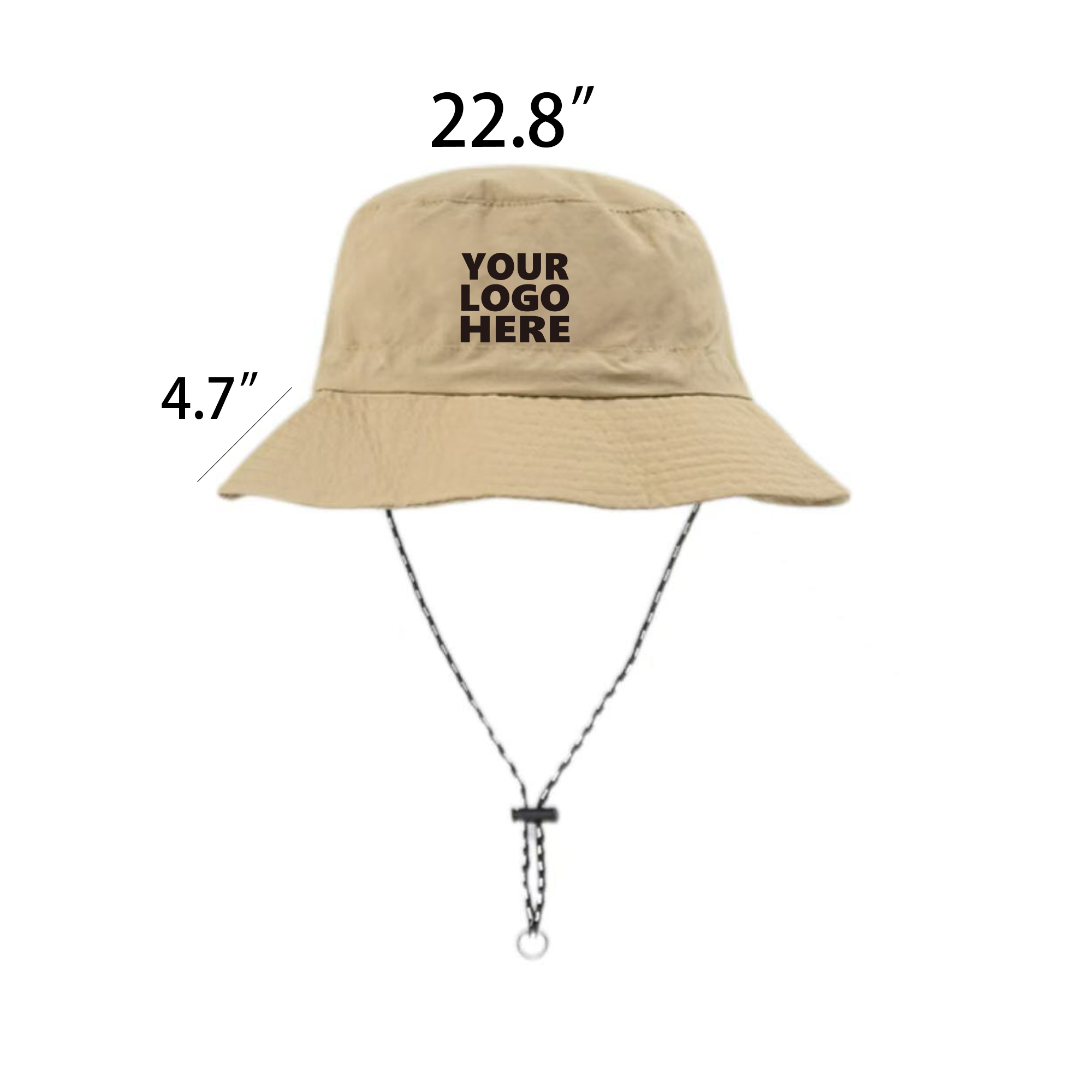 Fisherman Hat with Stowable Drawstring 2