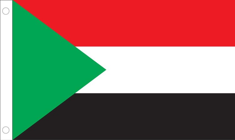 Sudan Flag - 3' x 5' - Nylon 2