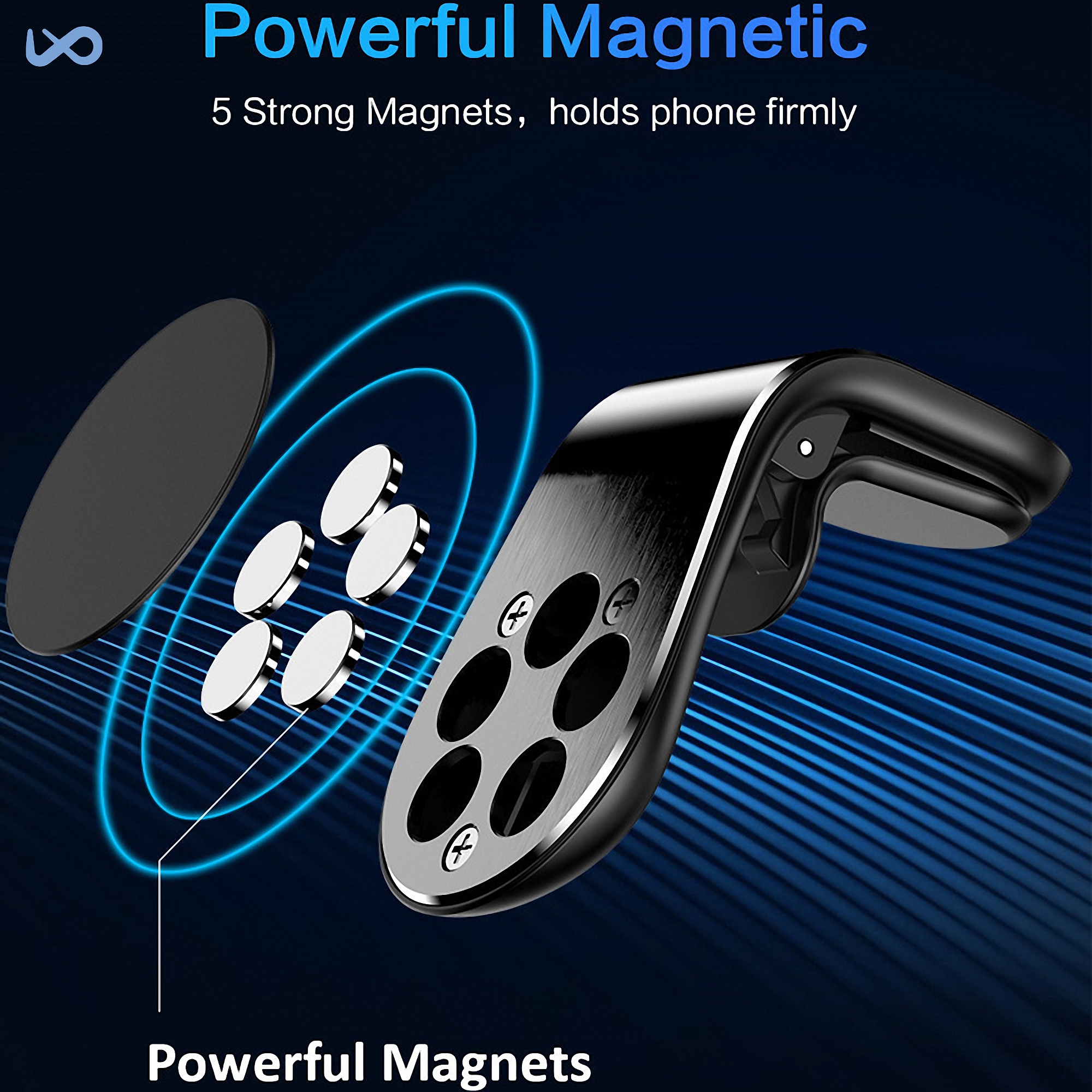 Magnetic Phone Mount for Car 2