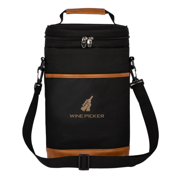 Paso Robles Wine Bottle Cooler Bag, custom cooler bag with logo imprint 6