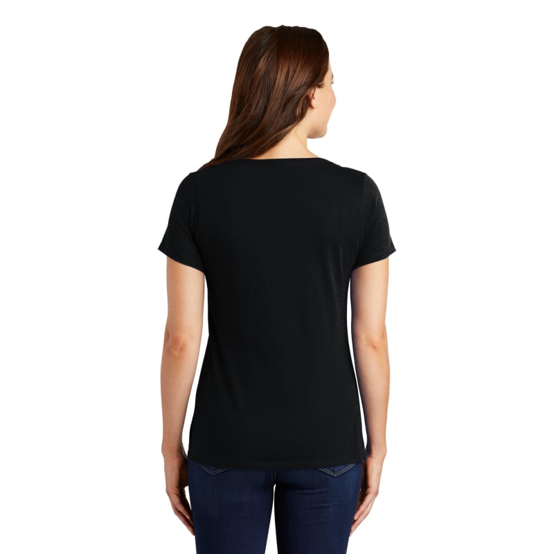 Nike Ladies Dri-FIT Cotton/Poly Scoop Neck Tee. 4