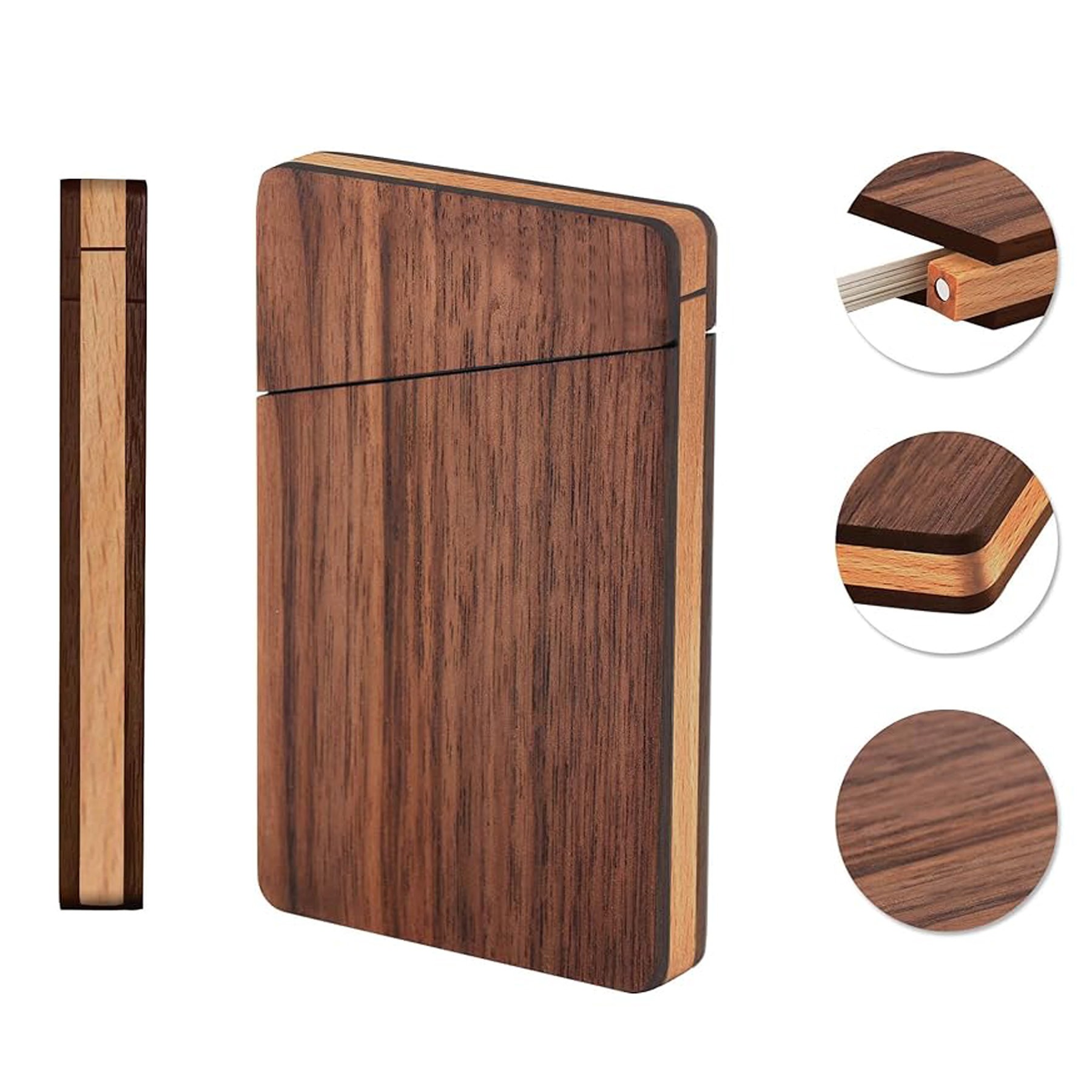 Wood Business Card Holder 2