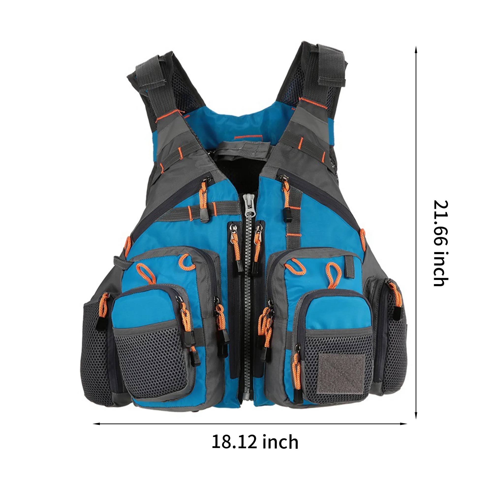 Adjustable Multi-Pocket Life Vest 11