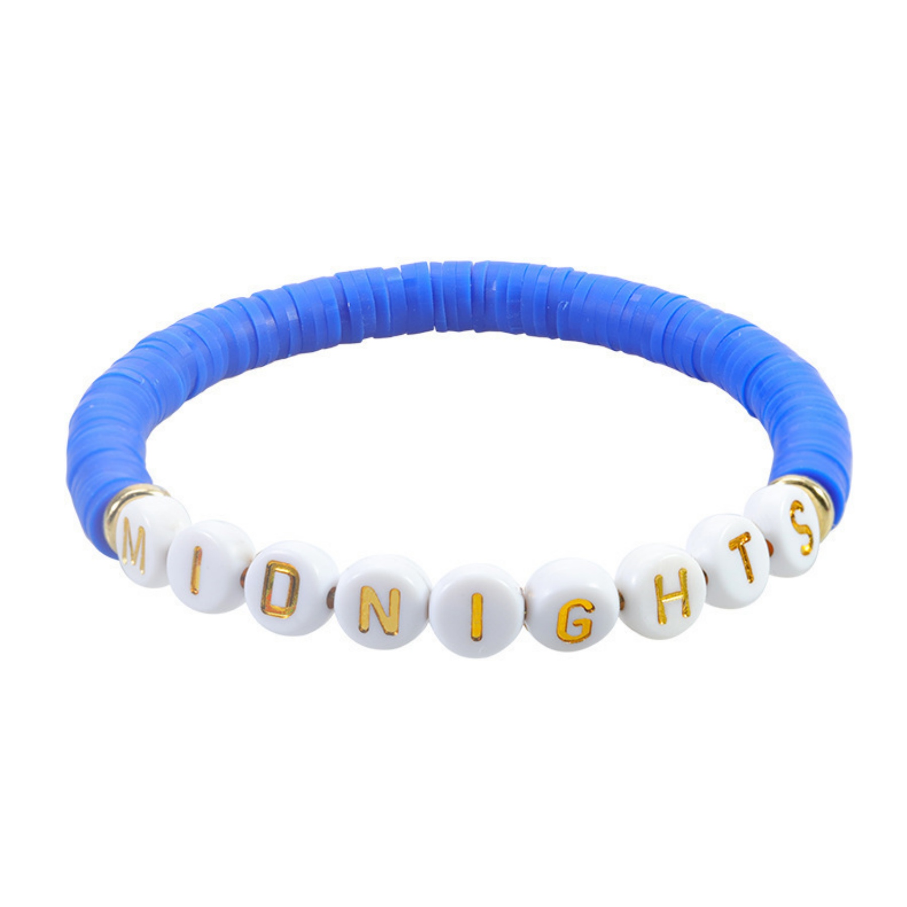 Handmade Bohemian Stackable Letter Beaded Soft Clay Bracelet 5