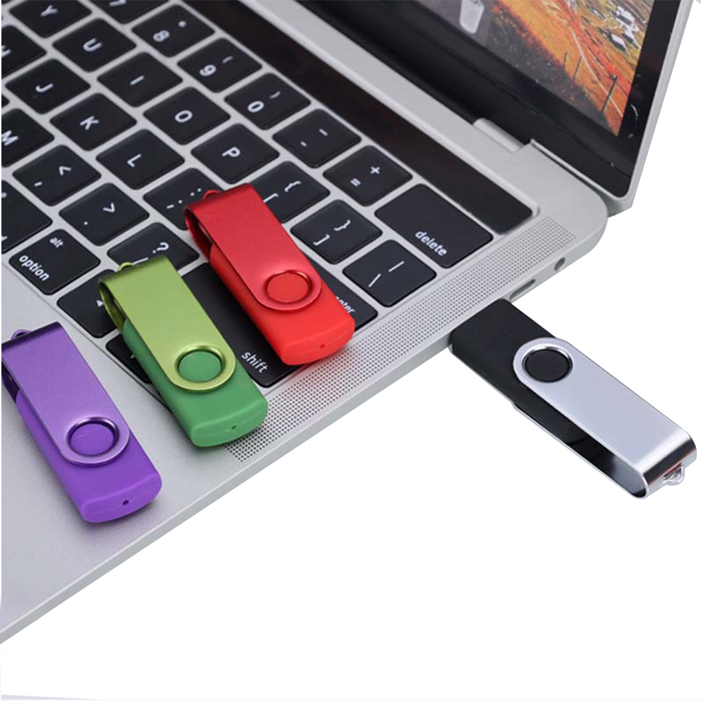 Metal Creative Rotating USB Disk 4
