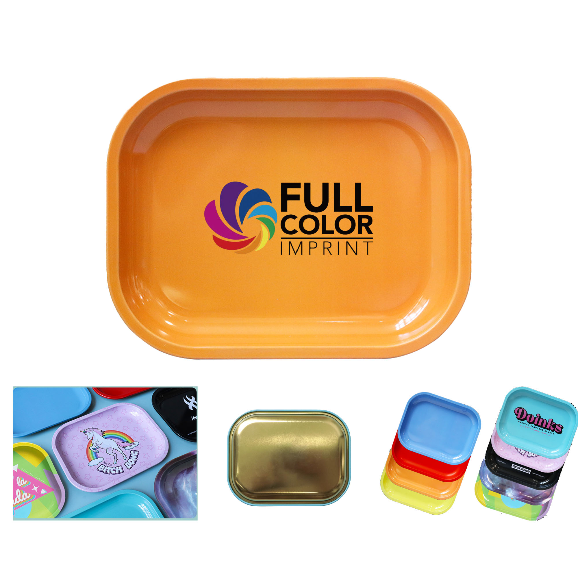 Custom Printed Rolling Tray 2