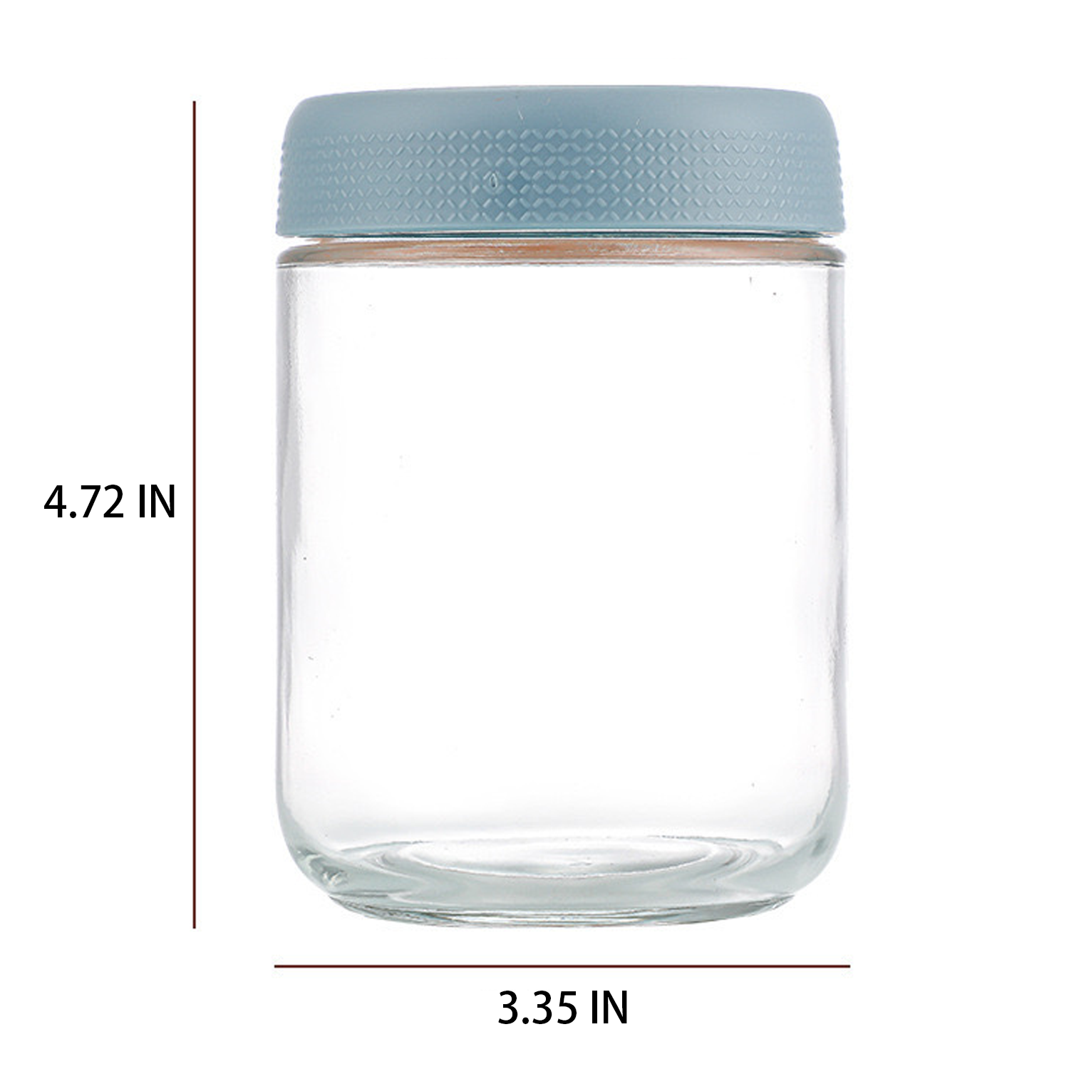 16Oz food moisture-proof glass sealed jar 3