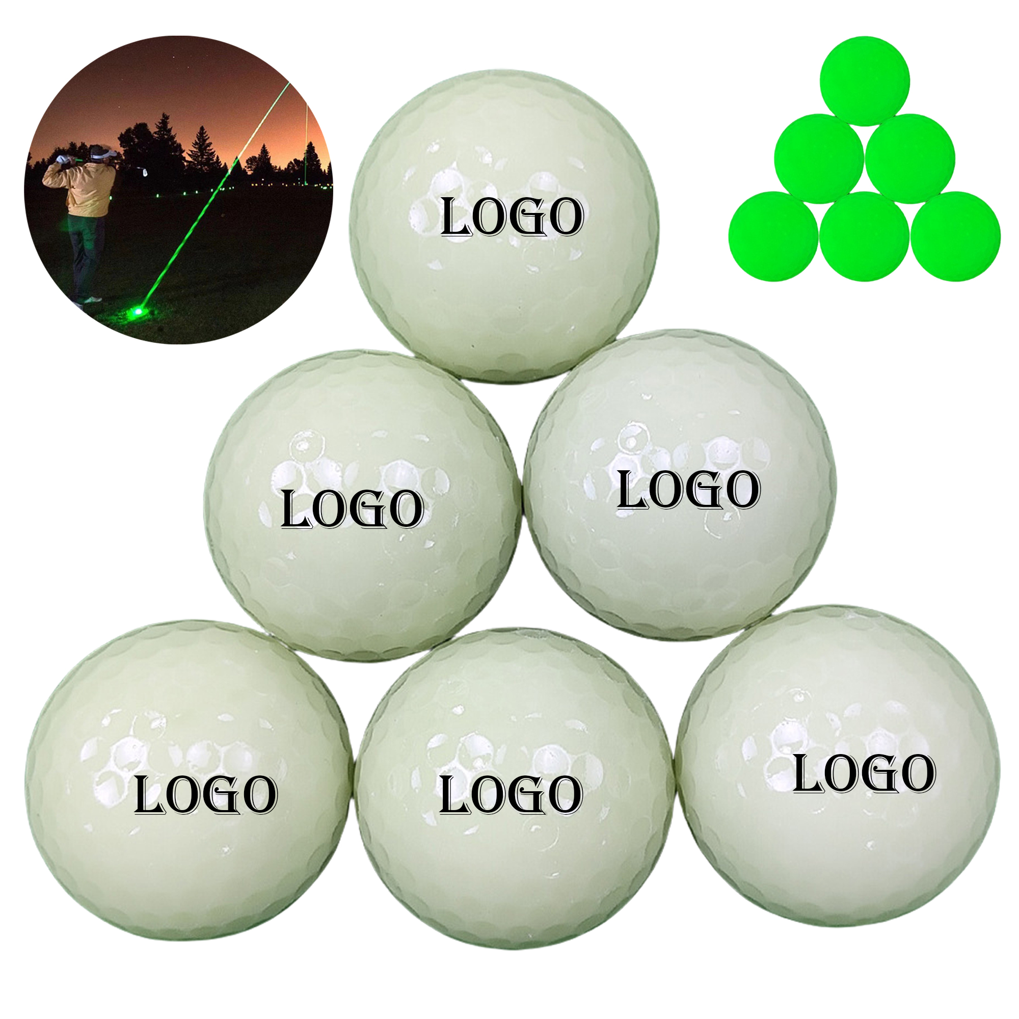 Glow in the Dark Golf Balls 1