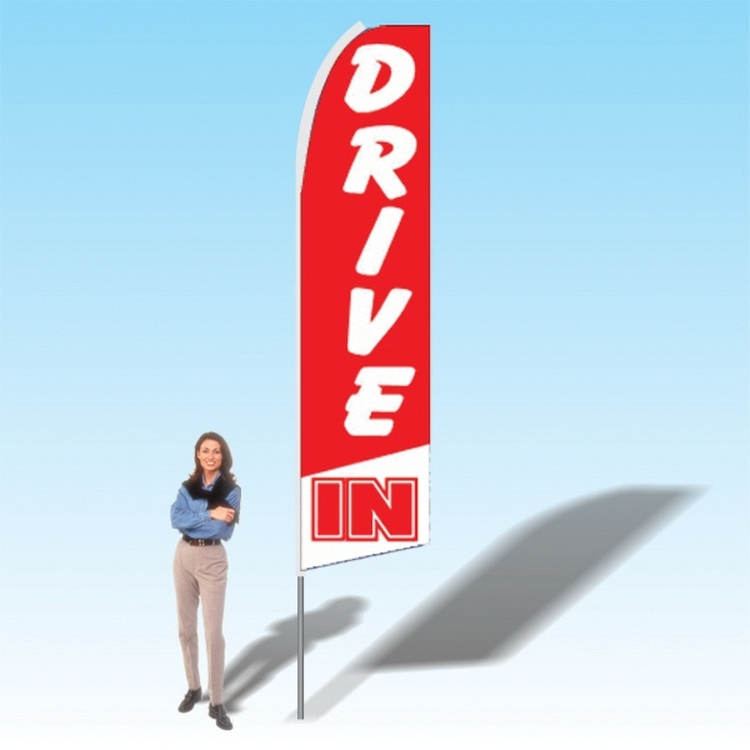 15FT Drive In Advertising Banner Flag 2