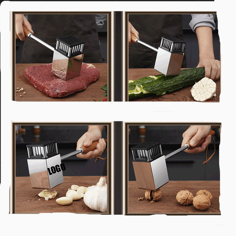 Stainless Steel Meat Hammer/ Meat Tenderizer Mallet 2