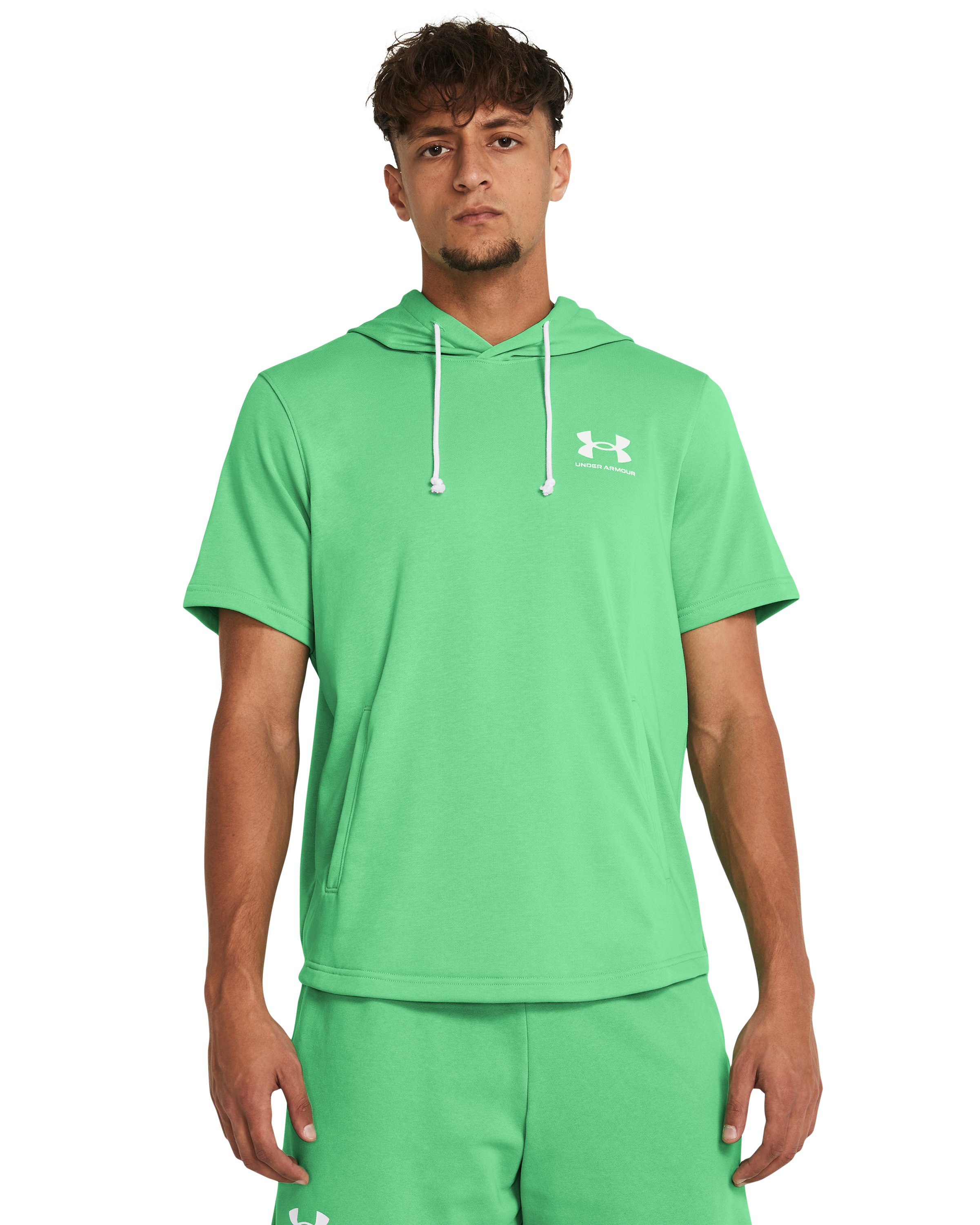 UA Rival Terry Men's Short Sleeve Hoodie 20