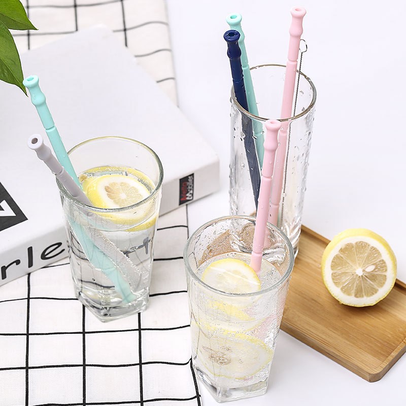 Collapsible Silicone Straw In Case 5