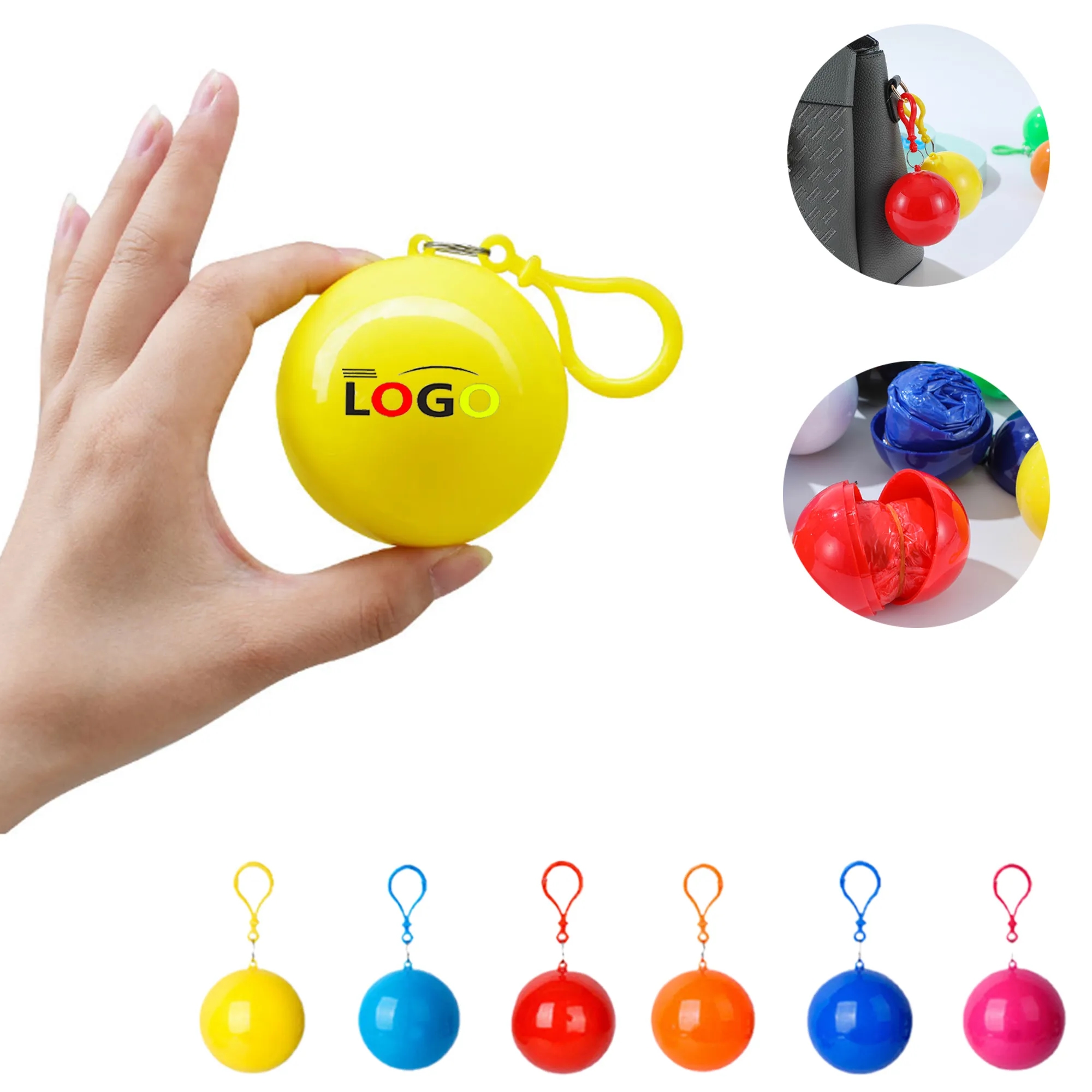 MOQ50 Disposable Raincoat Ball 6