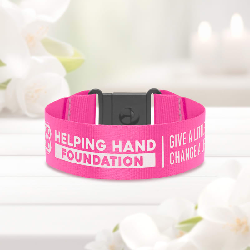 Custom Breakaway Polyester Wristbands 118