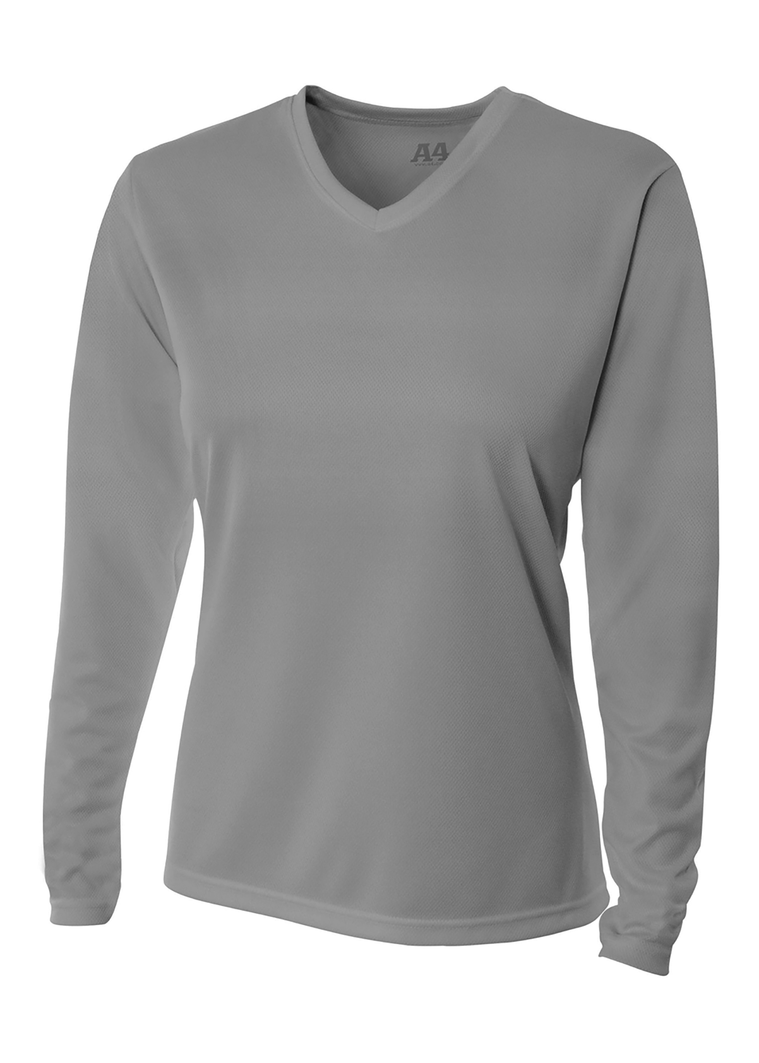 A4 Long Sleeve V-Neck Bird's Eye Mesh Tee 11