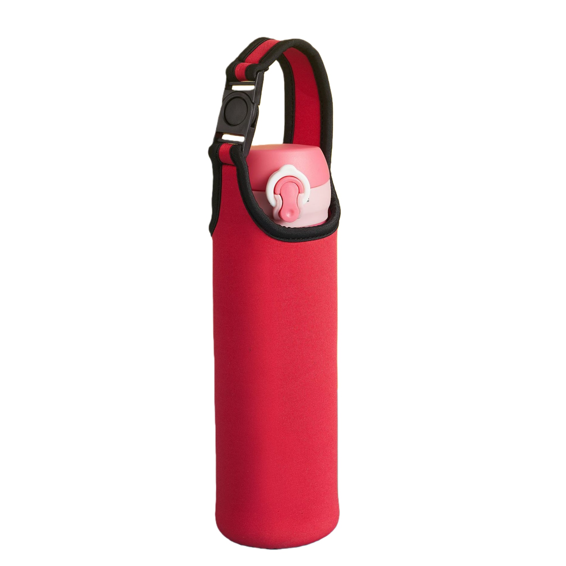 Insulated Water Bottle Carrier Sleeve with Shoulder Strap 5