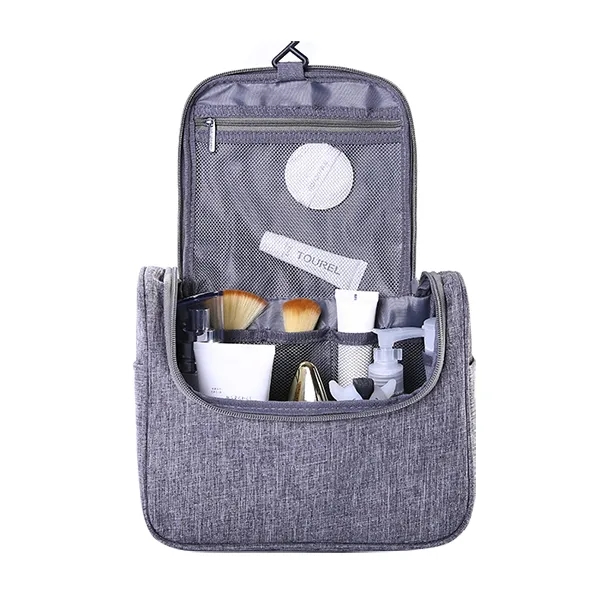 Logo heathered hanging Toiletry Bag 7