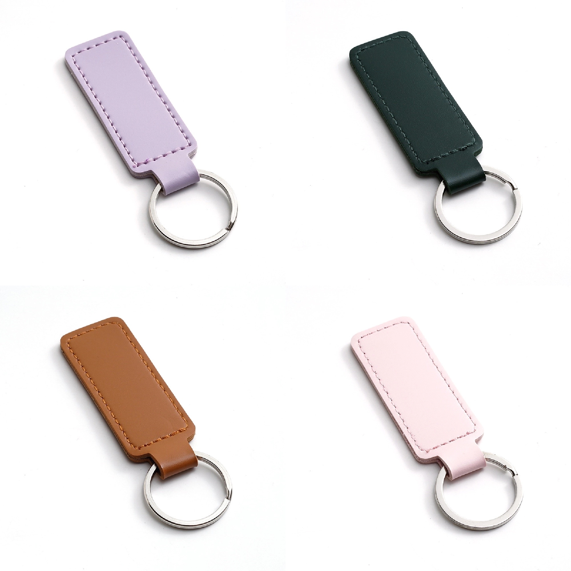 PU Leather Keychain MOQ 50pcs 2