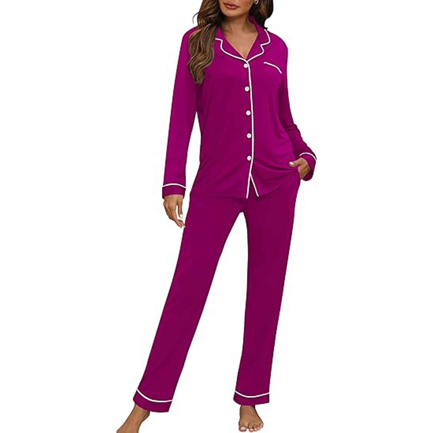 Women's Long Sleeve Pajama Set 13