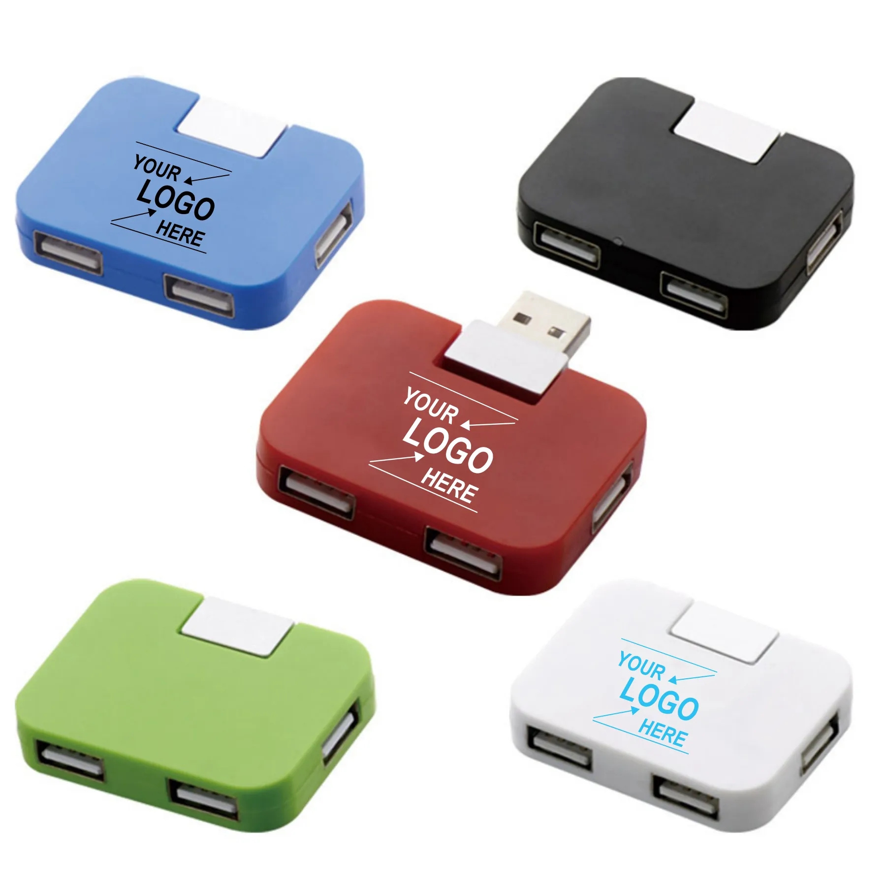 4 Port Mini USB Hub 2